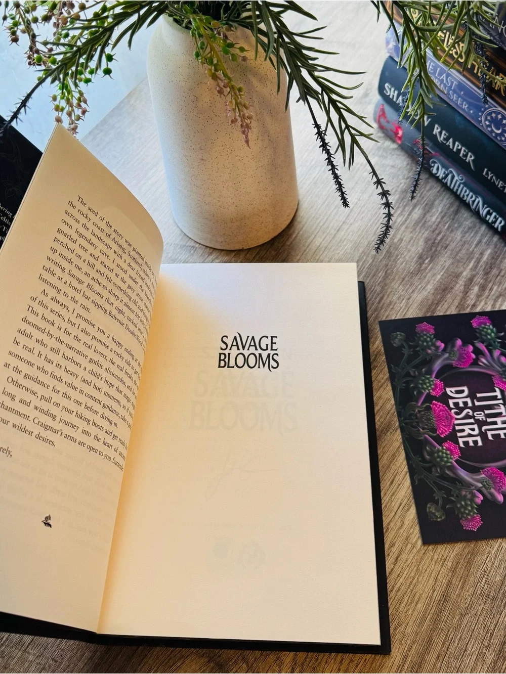 Fairyloot Exclusive Edition Savage Blooms by S. T. Gibson